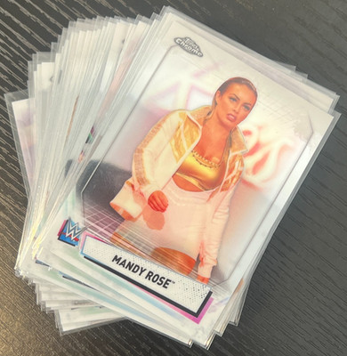 39 Card Lot 2021 Topps Chrome WWE Base Many Rose, Reigns, Hardy ++