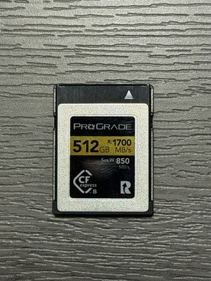ProGrade Digital 512GB CFexpress Type B Gold Memory Card (1700 MB/s)