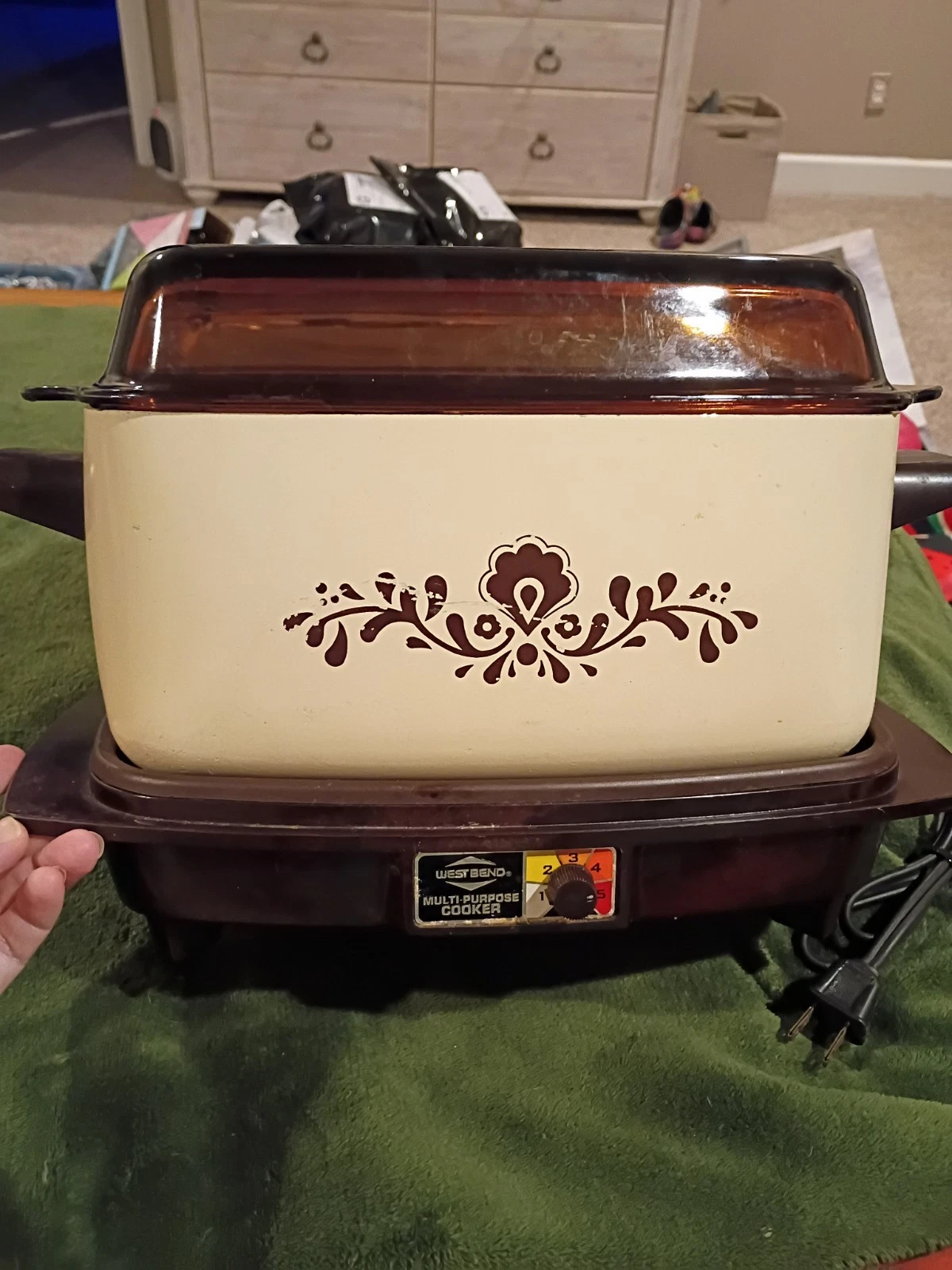 Vintage West Bend 6 Qt Multi-Purpose Cooker - Good Condition
