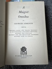 Maigret Omnibus by Georges Simenon (Hardcover, The Companion Book Club 1963)