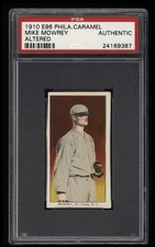 1910 E96 Philadelphia Caramel Mike Mowrey PSA Authentic Baseball Card