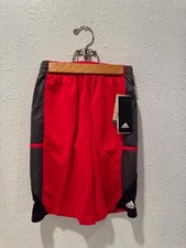 NWT Adidas Chicago Bulls Red Shorts Boys Size 10/12