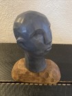 VTG Danish Style Solid Concrete Modern Smooth Small Gray Bust 5.5” — photo 7