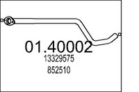 Mts Abgasrohr 01.40002 MittelschalldäMpfer FüR Opel Astra Caravan P10 Gtc Cdti