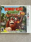 NINTENDO 3DS DONKEY KONG COUNTRY RETURNS 3D GAME IN CASE NO MANUAL TESTED WORKS