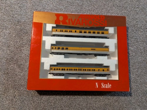 Arnold Rivarossi Tren Escala N Vagón de Pasajeros Set 0553 Rio Grande Twin Peak  | Condition: Used