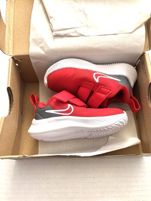New In Box Nike Star Runner 3 Infants Size 4C Red Sneaker Shoes (DA2778-607)