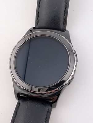Samsung Gear S3 Classic SM-R732 Smart Watch Black, Leather Band- Working