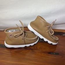 Twisted X Unisex Infant Leather Driving Moccasin Size 4M ICA0024
