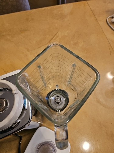 Vintage Osterizer Galaxie Blender Mixer 5 Cup Glass Jar Chrome 861-06H - Picture 7 of 10
