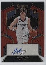 2022-23 Panini Select Rookie Signatures Red Prizm 54/99 Jake LaRavia Auto RC