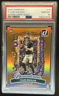 2025 Panini Donruss Tyler Shough Downtown! SP RC Gold Rookie #/10 Saints PSA 10