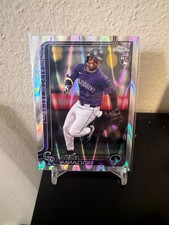 2025 Topps Chrome - Adael Amador #255 RayWave Refractor (RC) Colorado Rockies