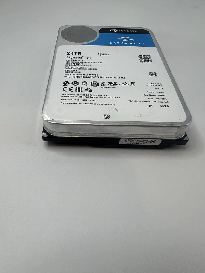 Seagate SkyHawk AI 24TB 3.5" Internal Surveillance Hard Drive – ST24000VE002, 72 - Image 2 of 4