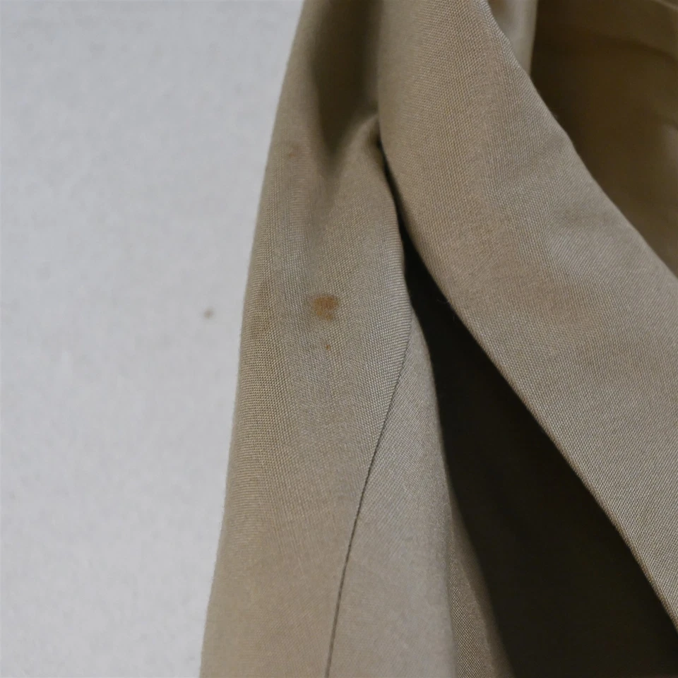 Jos A Bank 44S 36x30 Caqui Mezcla Algodón Hombres Chaqueta Pantalones Traje Foto 3 de 4