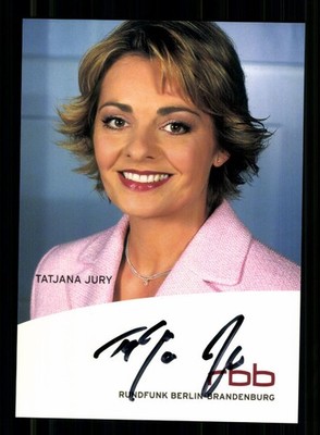 Tatjana Jury RBB Autogrammkarte Original Signiert # BC 230628