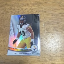 Topps 2013 Platinum Troy Polamalu #54 Pittsburgh Steelers NFL Football Card