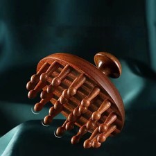 Scalp Relax Meridian Massage Comb Blood Circulation Anti-static Sandalwood Hair