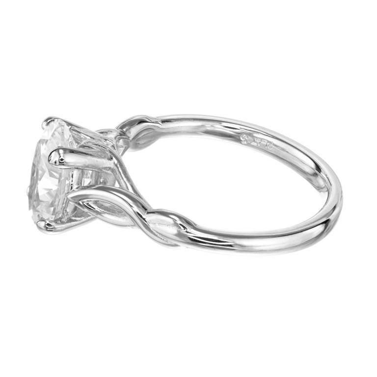 Peter Suchy Oval Diamond Solitaire Engagement Rin… - image 4