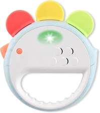 Musical Baby Toy with Sounds Lights and Music, Farmstand Feelin' Clucky Tambouri