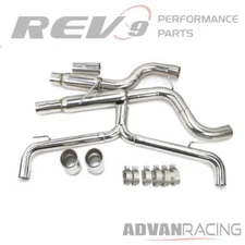 Cat-Back Exhaust Muffler Bypass for GTI MK7.5 18-20 2.0T Stainless Steel Rev9