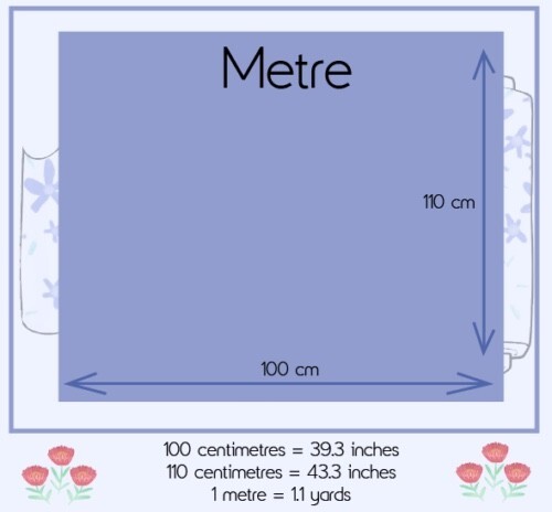 1/2 metre 50cm x 110cm -100% Cotton Fabric Quilting Material - Sewing Machines - Bild 4 von 4
