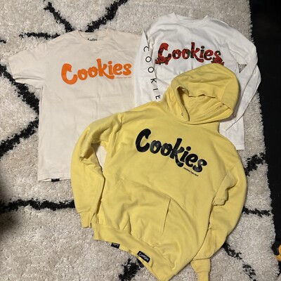 Cookies SF Hoodie & Shirt Lot Mens Medium/small Fleece Pullover Berner