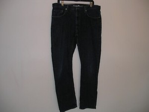 Eddie Bauer Jeans Men’s Size 38x34 Dark Blue Straight Fit Cotton Blend Levi's
