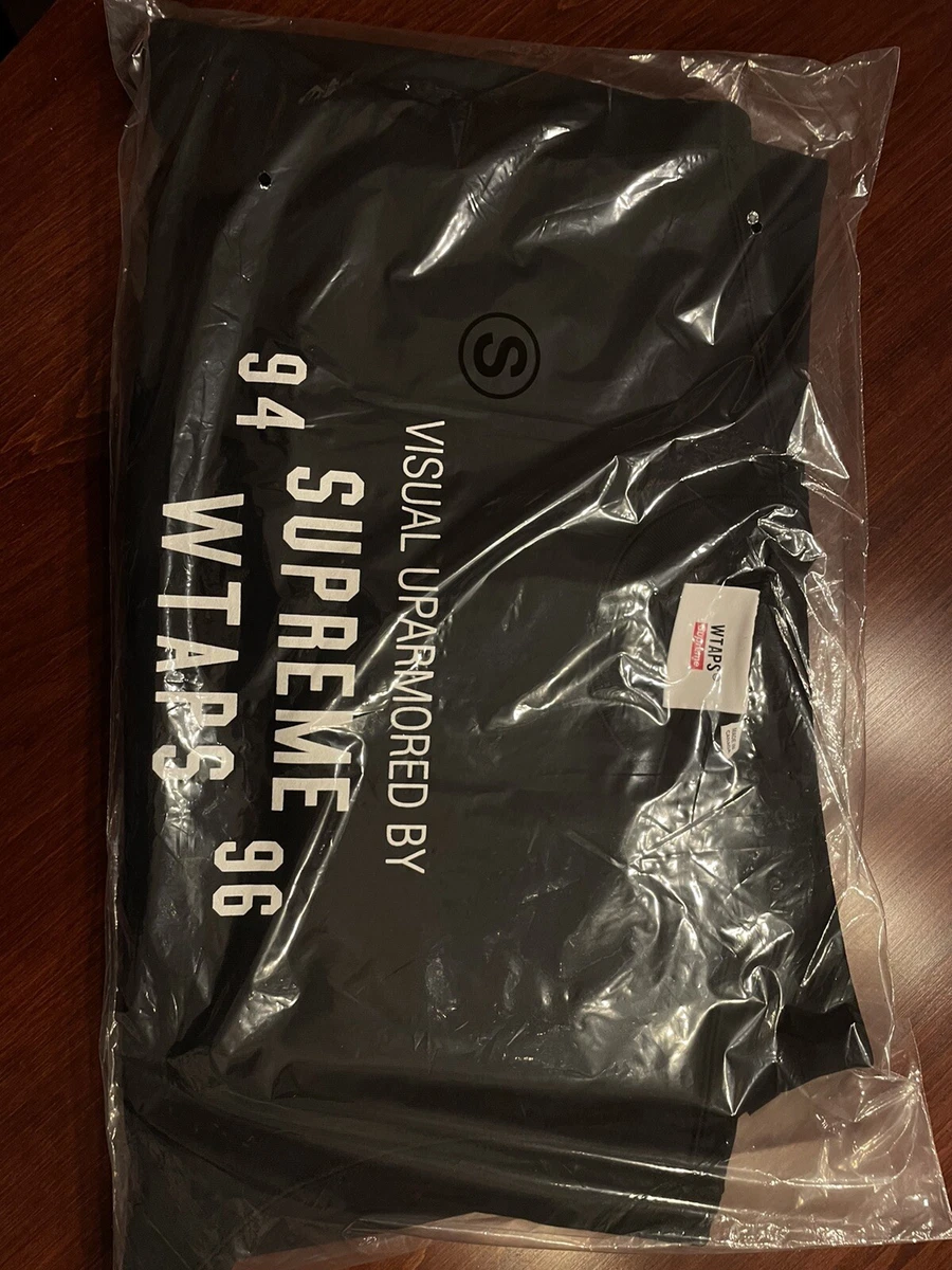 SUPREME WTAPS Small Black Crewneck Pullover Sweatshirt New