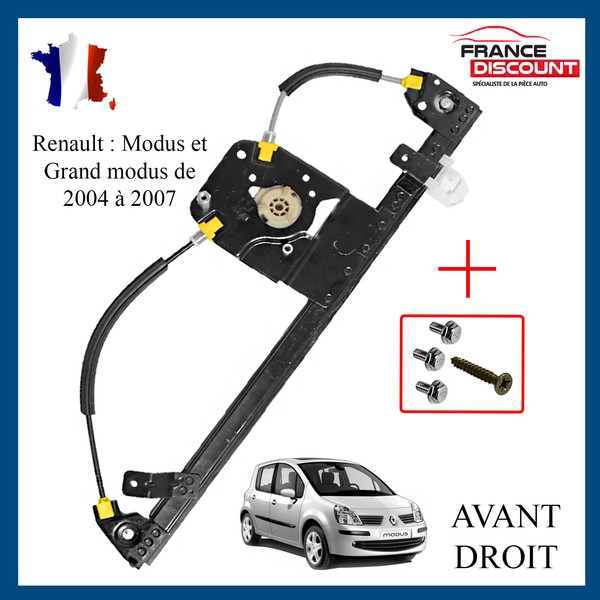 Fensterheber Vorne Rechts FüR Renault Modus Oder Grand 8200748375 8200748379-image