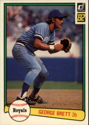1982 Donruss Baseball Card #34 George Brett 