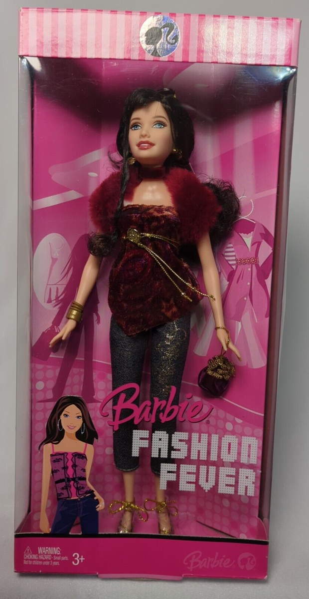 Poupée Barbie Raquelle Fashionistas 2011 - Tenue Festive W3900 - NRFB Neuve Sous Blister