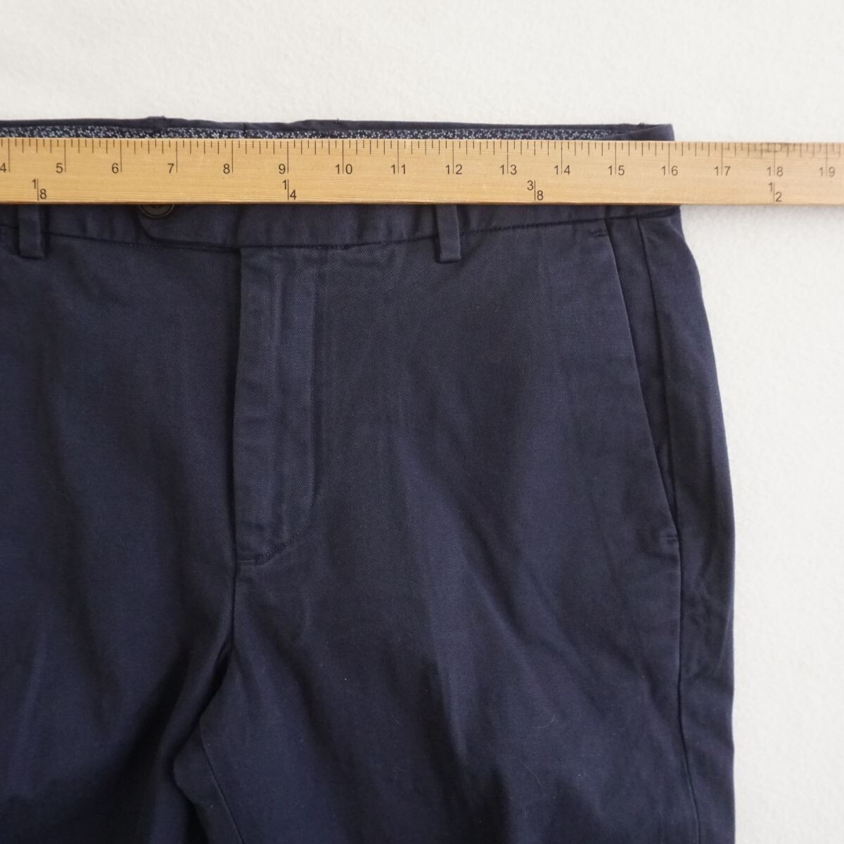 bonobos品 Bonobos Mens Pique Cotton Chino Pants Slacks Navy Blue Size