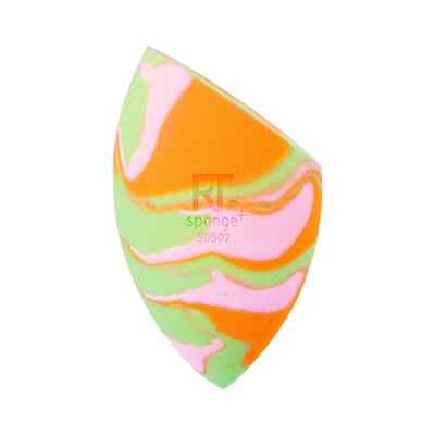 REAL TECHNOLOGIES ORANGE SWIRL MIRACLE TEINT SCHWAMM NATÜRLICHES TAUFRISCHES FINISH