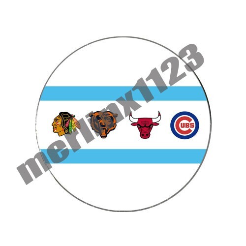 Chicago Sports Golf Ball Marker Blackhawks Bears Bulls Cubs 