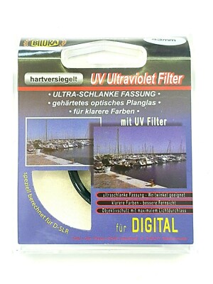 1 x Bilora UV Ultraviolet Filter Ø 43 mm Low Profile hartversiegelt 7009-43 OVP