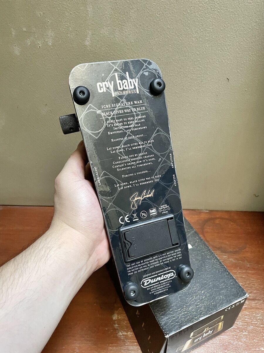 Dunlop JC95 Jerry Cantrell Signature Cry Baby Wah NOS! New Dunlop JC95 Jerry Cantrell Signature Cry Baby Wah NOS! New