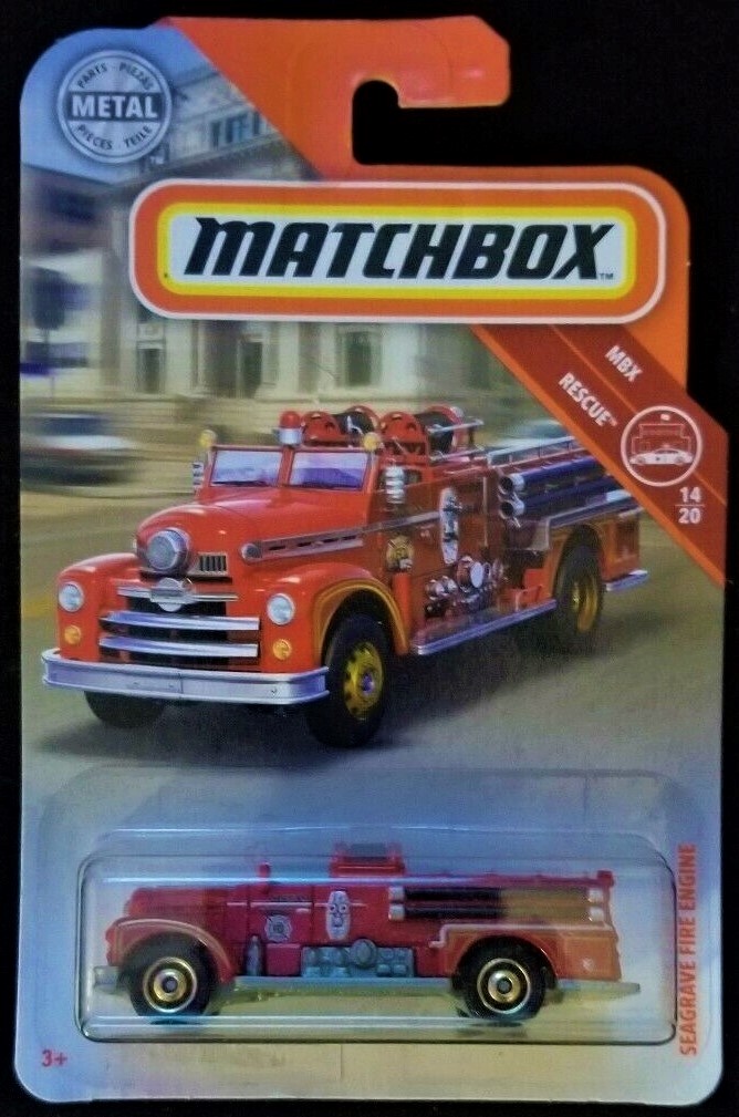 seagrave fire engine matchbox