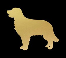 Golden Retriever vinyl decals Dog Silhouette laptop car sticker
