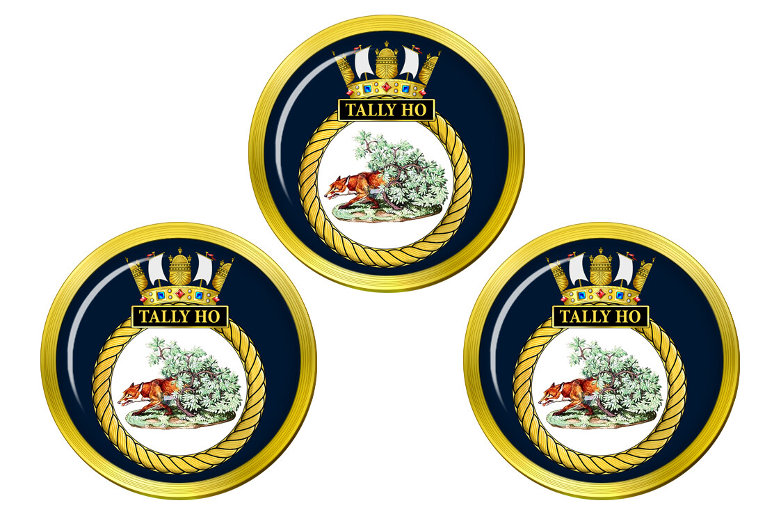 HMS Tally Ho, Royal Navy Golf Ball Markers