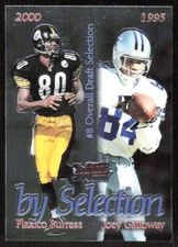 2000 1201C Bowman Chrome By Selection Plaxico Burress/Joey Galloway Pittsburgh