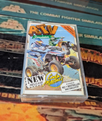 ATV Simulator (Codemaster 1987) Amstrad CPC (Tape, Box, Manual) 8-bit NOS NEU