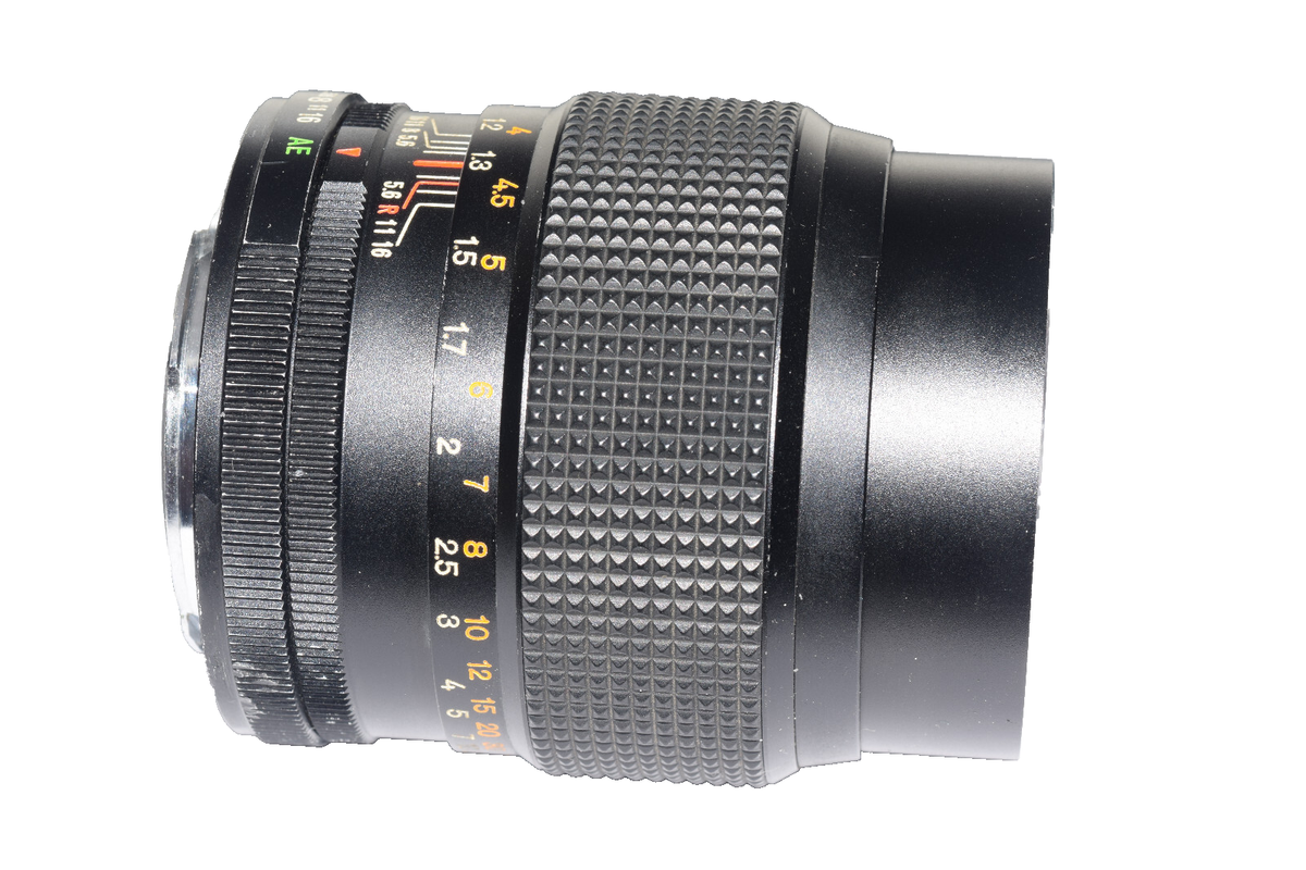 Konica Hexanon AR 85mm f/1.8 E55 Portrait MF Manual Focus Lens w