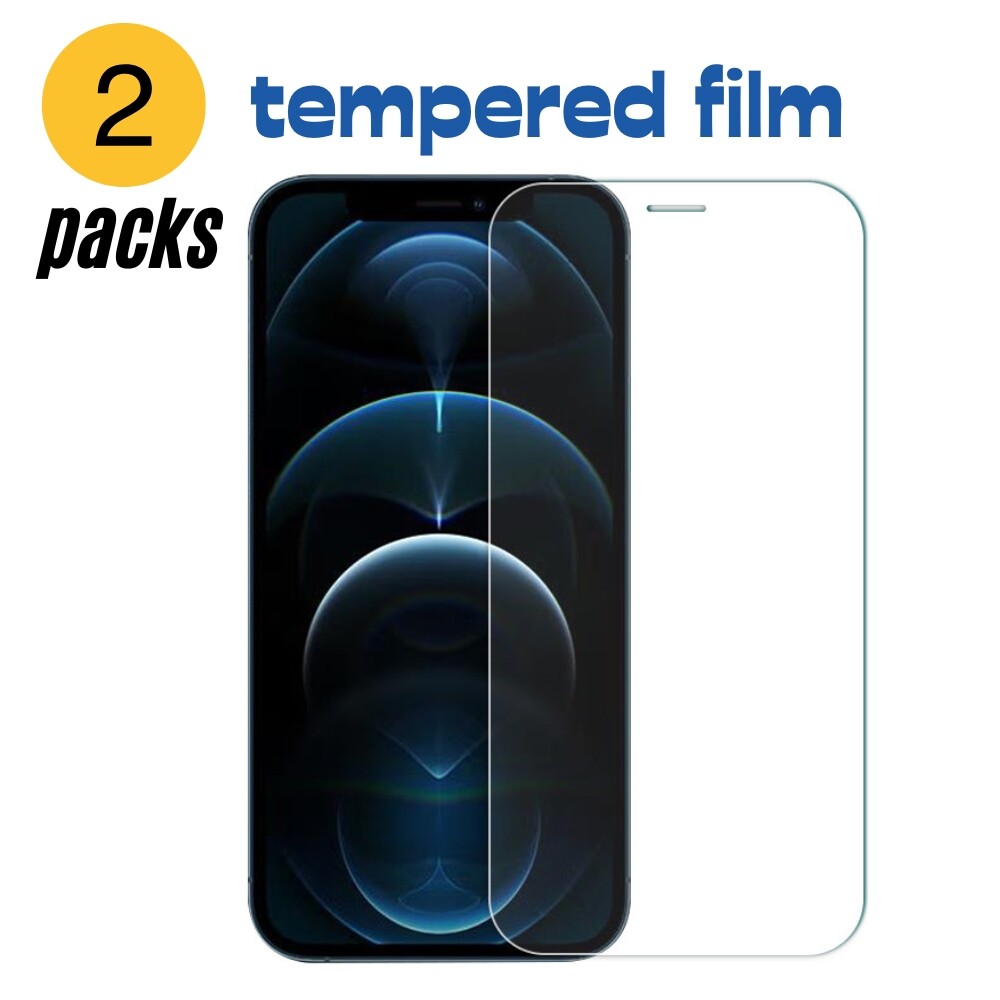 2PCS Apple Tempered Glass Protector Suitable For IPhone 13 14 15 16 Pro Plus Max