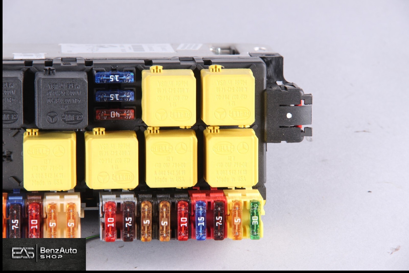 03-12 Mercedes R230 SL500 SL55 Front Left SAM Fuse Box Control Module OEM 41k