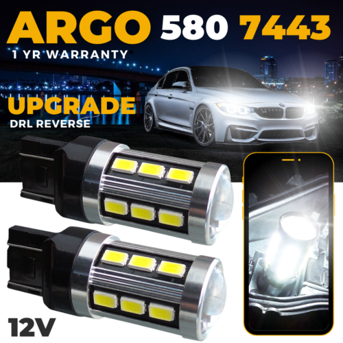 For Vauxhall Astra J GTC VXR Led Xenon White Daytime Running Lights DRL Bulbs - Picture 1 of 12