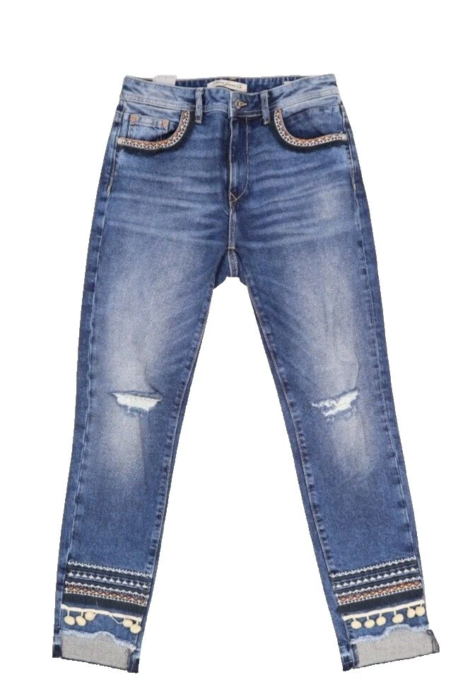 Vaqueros geométrica para Mujeres