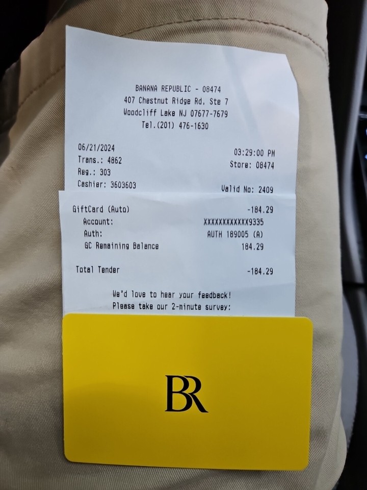 184 Old Navy / Banana Republic / GAP / Athleta Gift Card 🔥 FREE