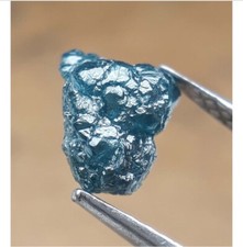 Natural Rough Diamond,Blue Uncut Rough Diamond,1.02 Ct,Antique Raw Diamond,Ring