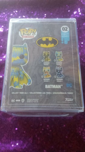 Funko Pop Art Series DC Batman Blue & Yellow #02 - Target Exclusive - Picture 2 of 3